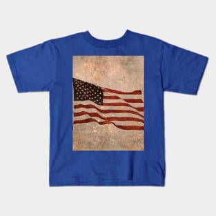 US flag 2 Kids T-Shirt